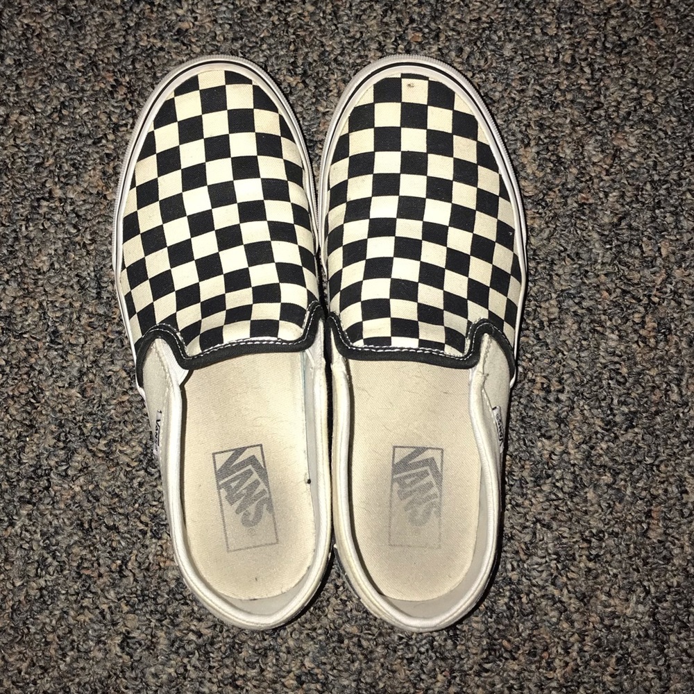 Checkered Vans